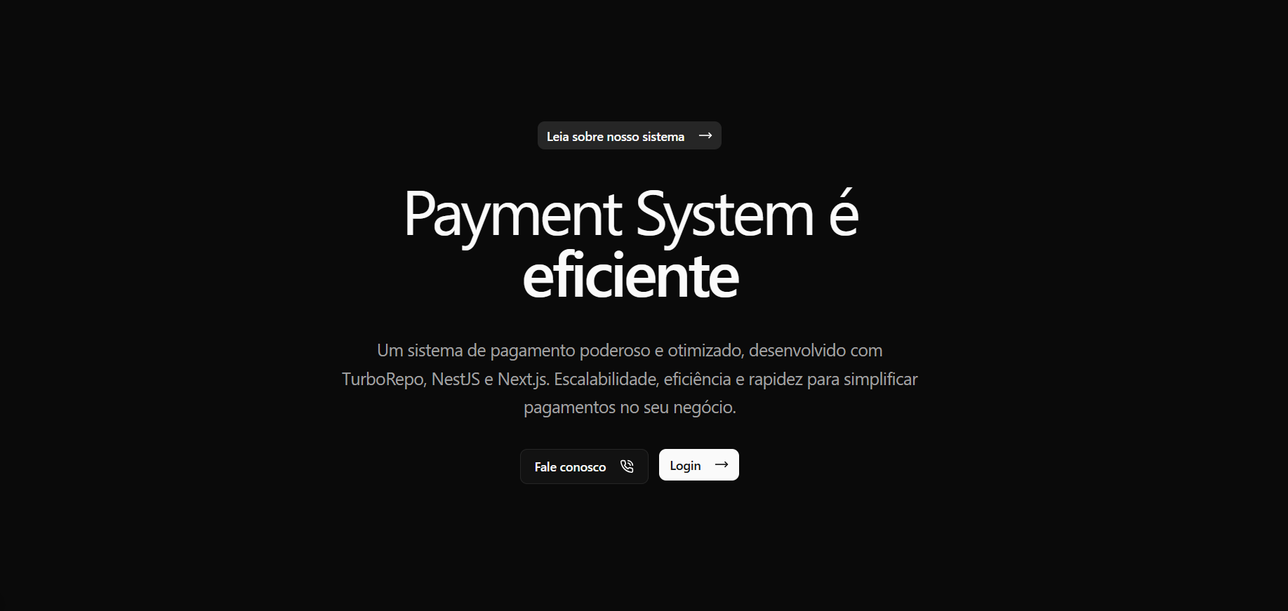 Mono Payment System